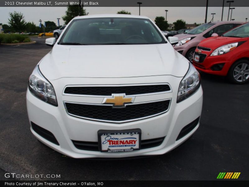 Summit White / Jet Black 2013 Chevrolet Malibu LT