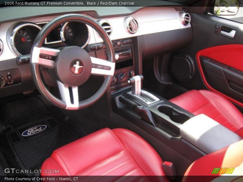 Black / Red/Dark Charcoal 2006 Ford Mustang GT Premium Convertible
