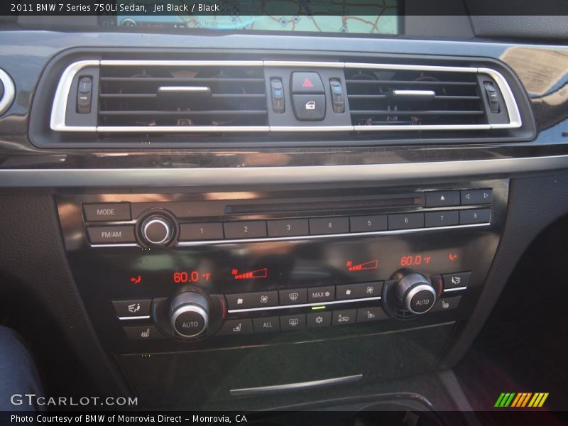 Jet Black / Black 2011 BMW 7 Series 750Li Sedan
