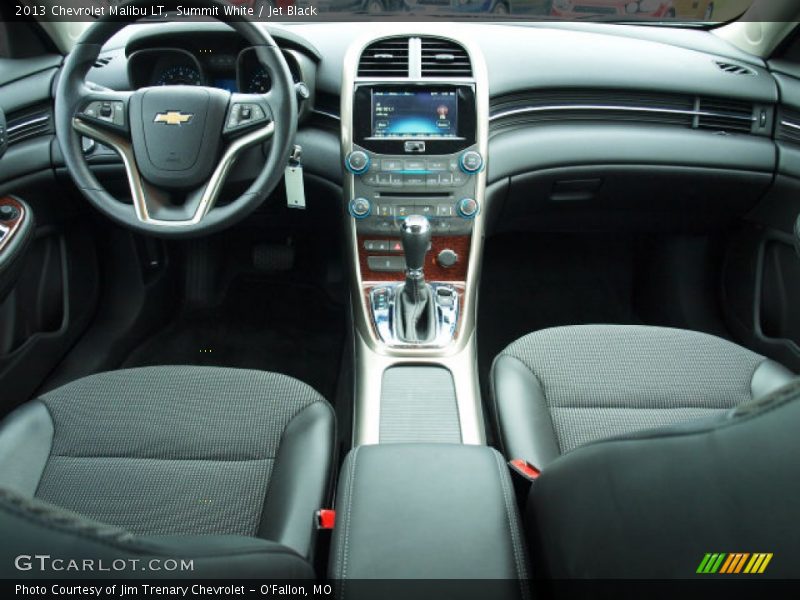 Summit White / Jet Black 2013 Chevrolet Malibu LT