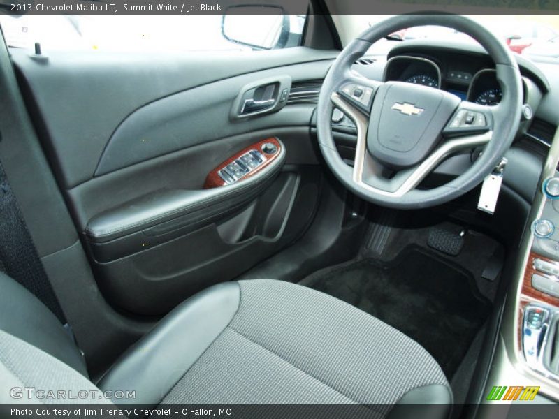 Summit White / Jet Black 2013 Chevrolet Malibu LT