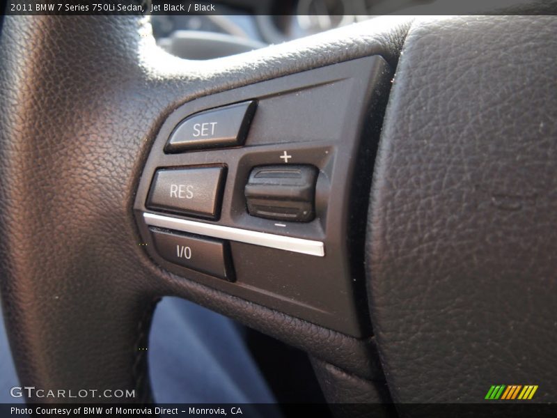 Jet Black / Black 2011 BMW 7 Series 750Li Sedan