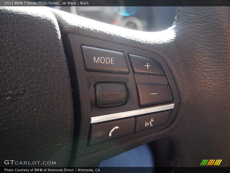 Jet Black / Black 2011 BMW 7 Series 750Li Sedan