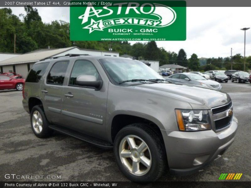Graystone Metallic / Ebony 2007 Chevrolet Tahoe LT 4x4