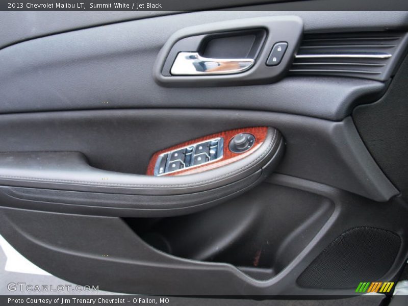Summit White / Jet Black 2013 Chevrolet Malibu LT