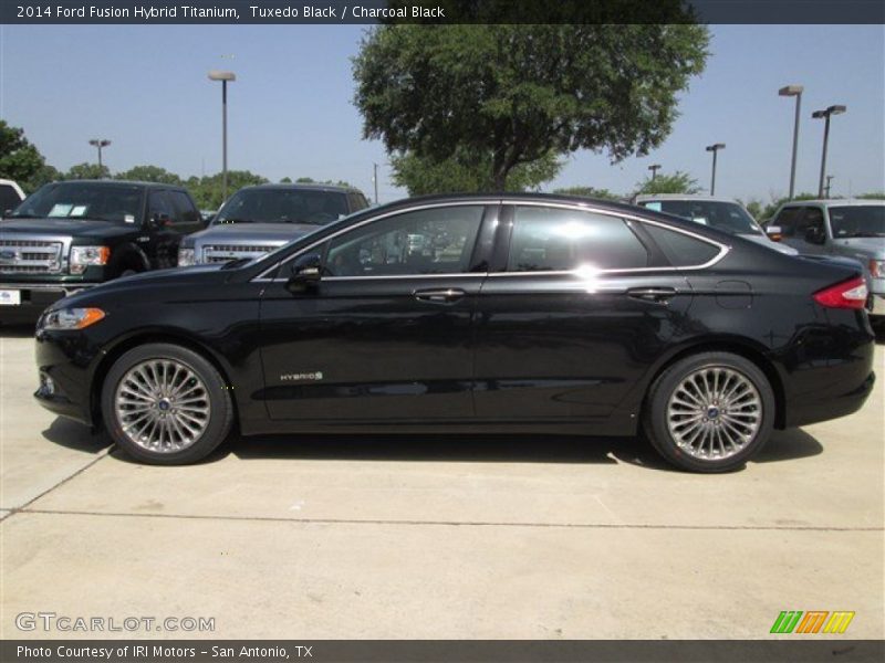  2014 Fusion Hybrid Titanium Tuxedo Black