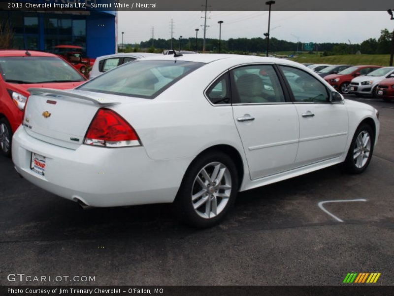 Summit White / Neutral 2013 Chevrolet Impala LTZ