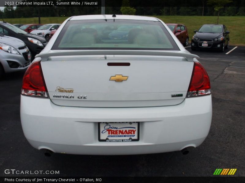Summit White / Neutral 2013 Chevrolet Impala LTZ