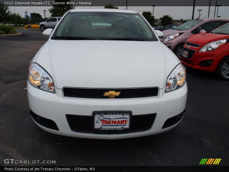 Summit White / Neutral 2013 Chevrolet Impala LTZ