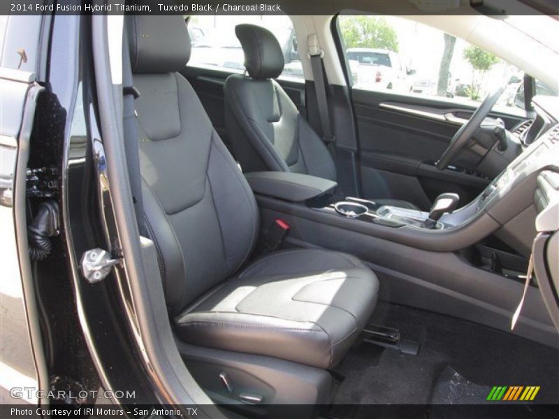 Front Seat of 2014 Fusion Hybrid Titanium