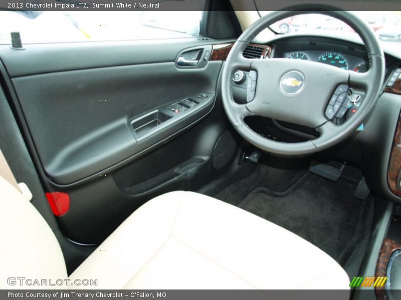 Summit White / Neutral 2013 Chevrolet Impala LTZ