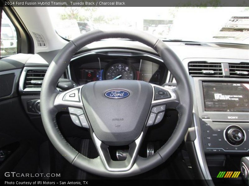  2014 Fusion Hybrid Titanium Steering Wheel