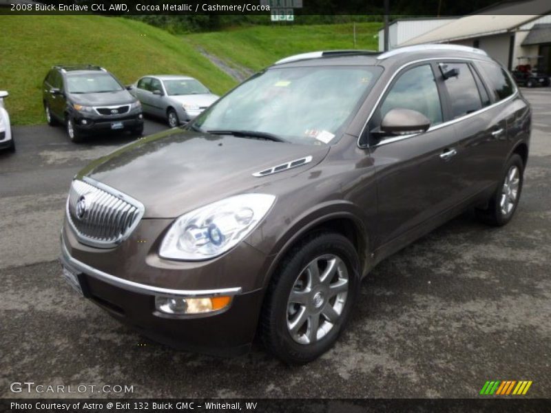 Cocoa Metallic / Cashmere/Cocoa 2008 Buick Enclave CXL AWD