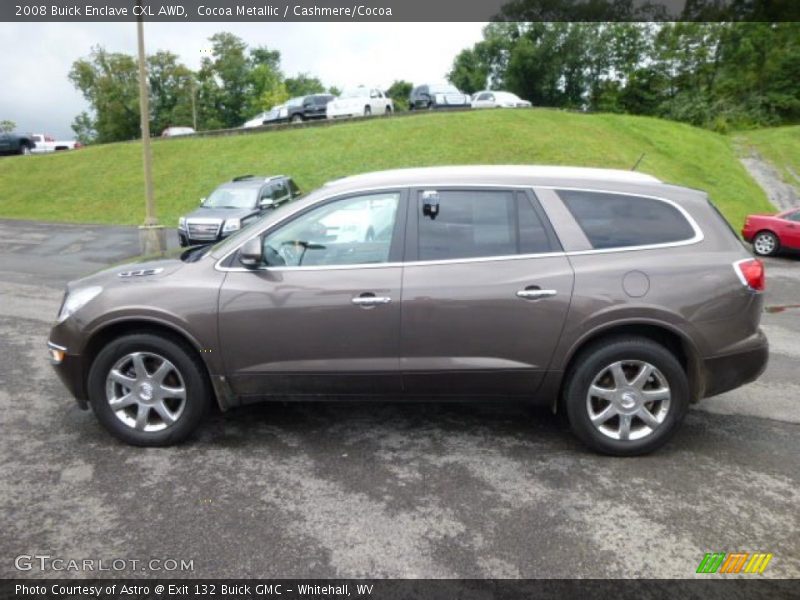 Cocoa Metallic / Cashmere/Cocoa 2008 Buick Enclave CXL AWD