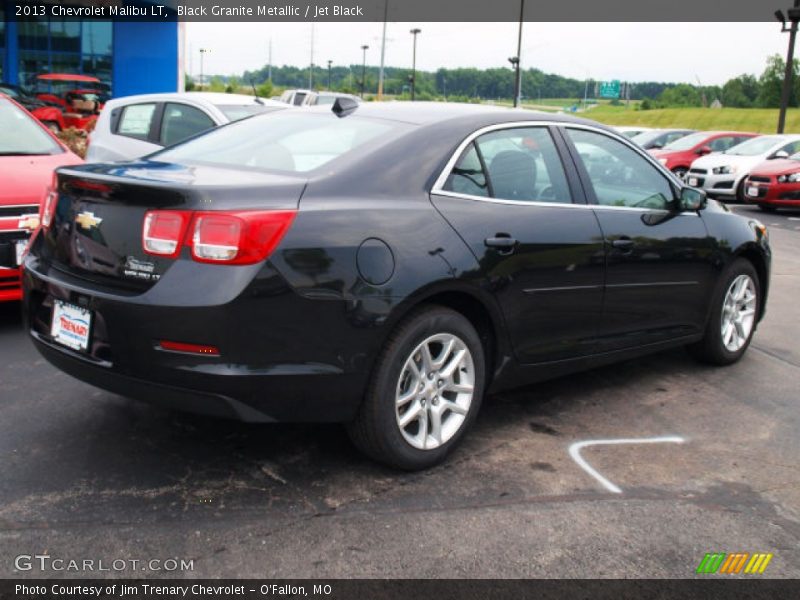 Black Granite Metallic / Jet Black 2013 Chevrolet Malibu LT