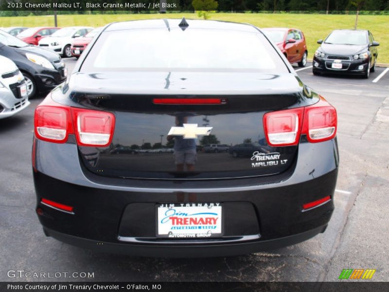 Black Granite Metallic / Jet Black 2013 Chevrolet Malibu LT