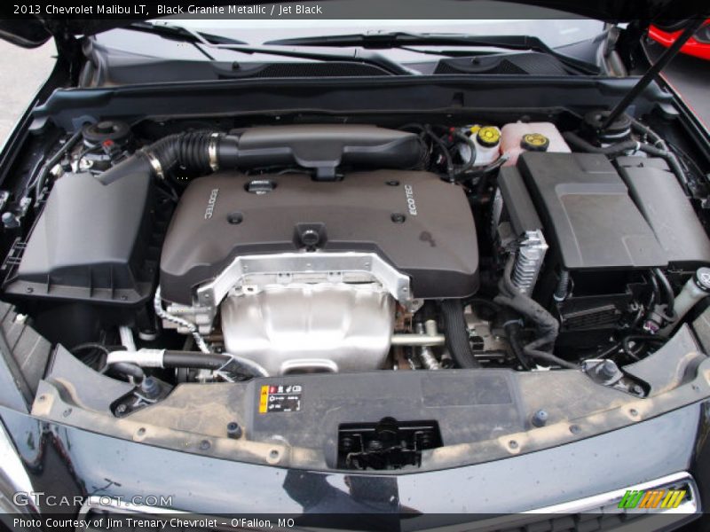 Black Granite Metallic / Jet Black 2013 Chevrolet Malibu LT