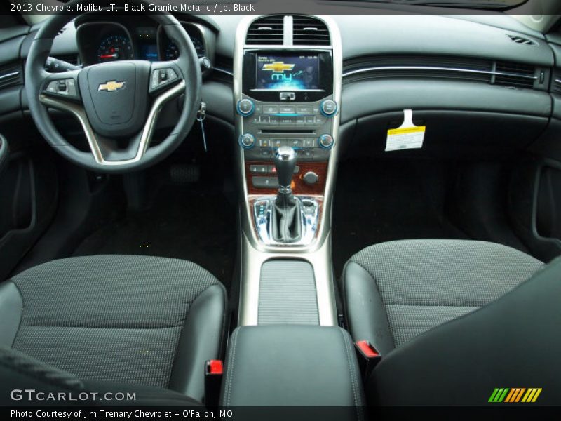 Black Granite Metallic / Jet Black 2013 Chevrolet Malibu LT