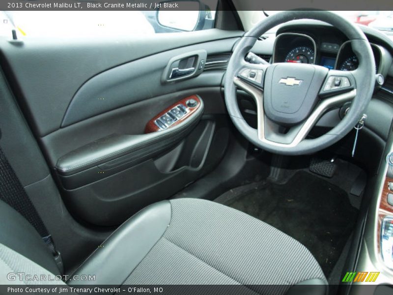 Black Granite Metallic / Jet Black 2013 Chevrolet Malibu LT