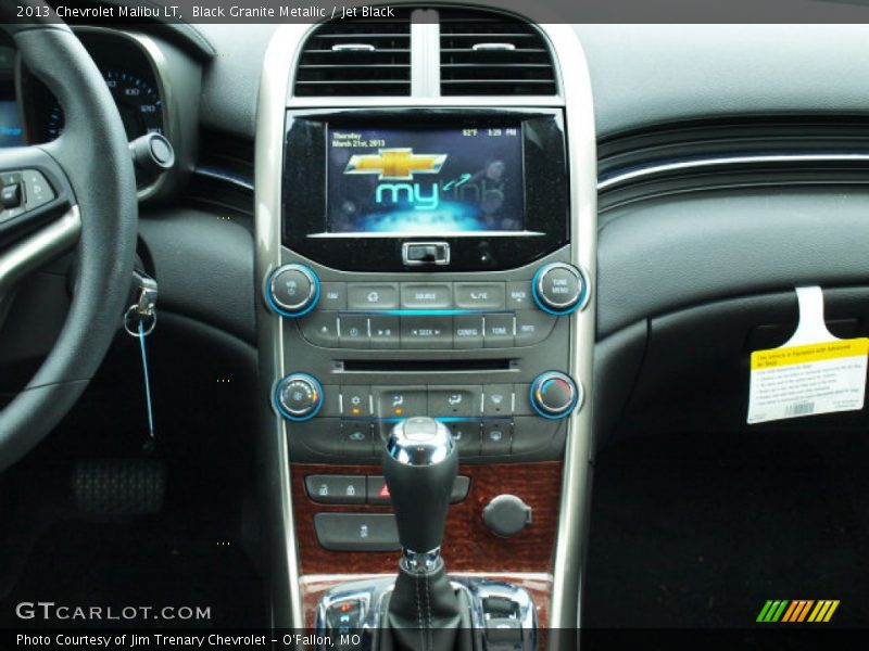 Black Granite Metallic / Jet Black 2013 Chevrolet Malibu LT