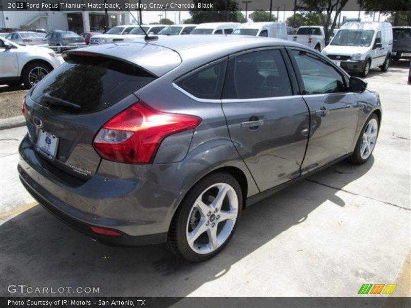 Sterling Gray / Charcoal Black 2013 Ford Focus Titanium Hatchback