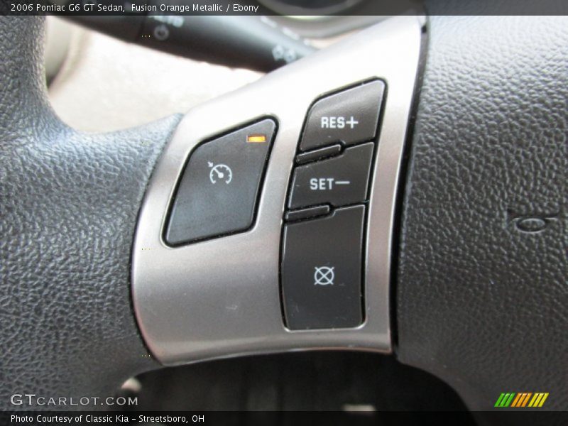 Controls of 2006 G6 GT Sedan