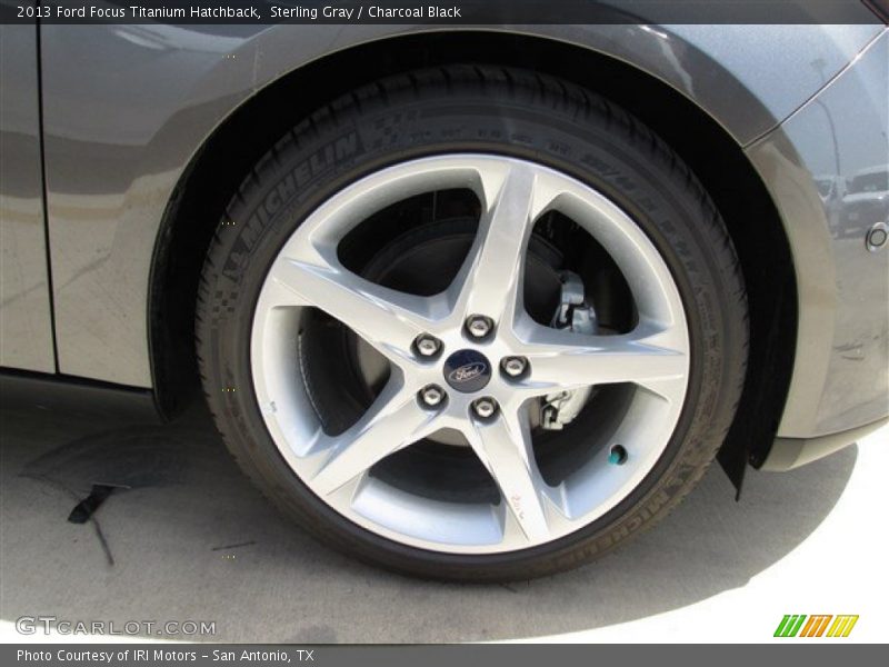 Sterling Gray / Charcoal Black 2013 Ford Focus Titanium Hatchback