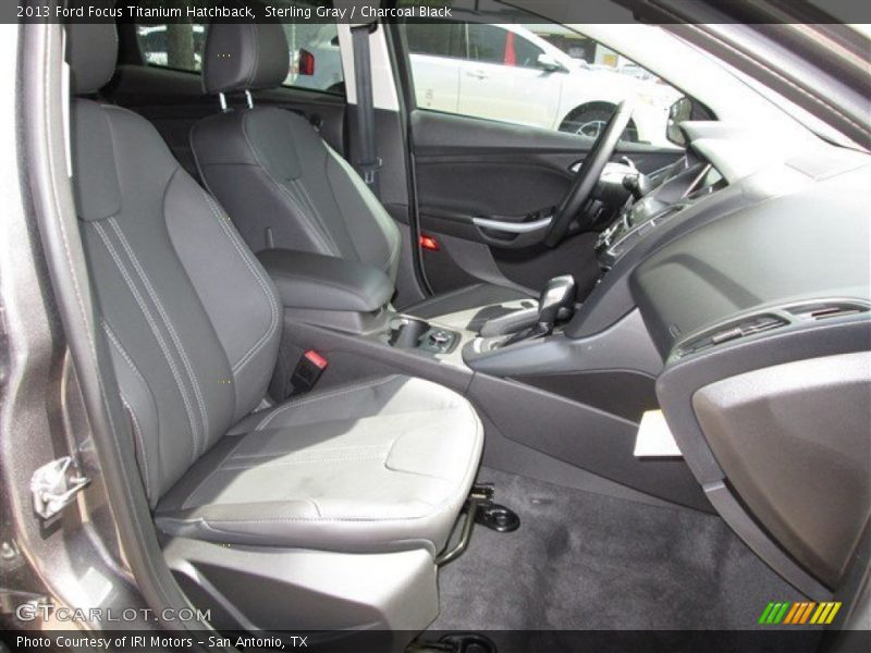 Sterling Gray / Charcoal Black 2013 Ford Focus Titanium Hatchback