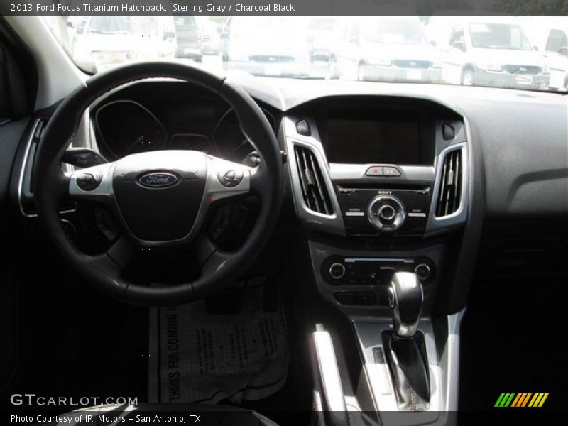 Sterling Gray / Charcoal Black 2013 Ford Focus Titanium Hatchback