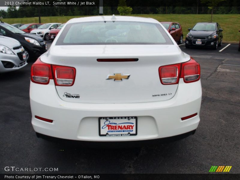Summit White / Jet Black 2013 Chevrolet Malibu LT