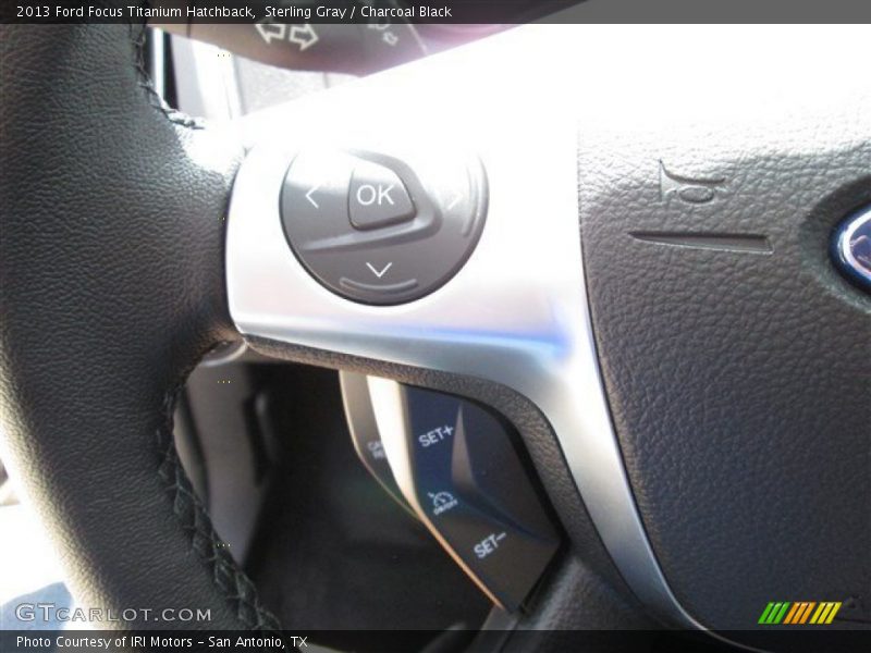 Sterling Gray / Charcoal Black 2013 Ford Focus Titanium Hatchback