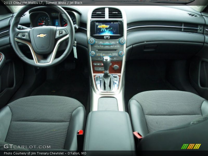 Summit White / Jet Black 2013 Chevrolet Malibu LT