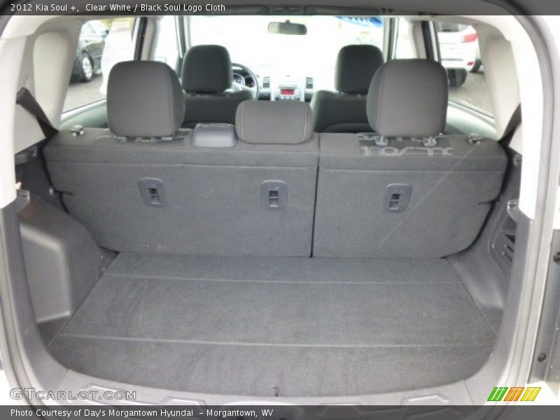 Clear White / Black Soul Logo Cloth 2012 Kia Soul +