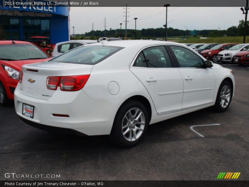 Summit White / Jet Black 2013 Chevrolet Malibu LT
