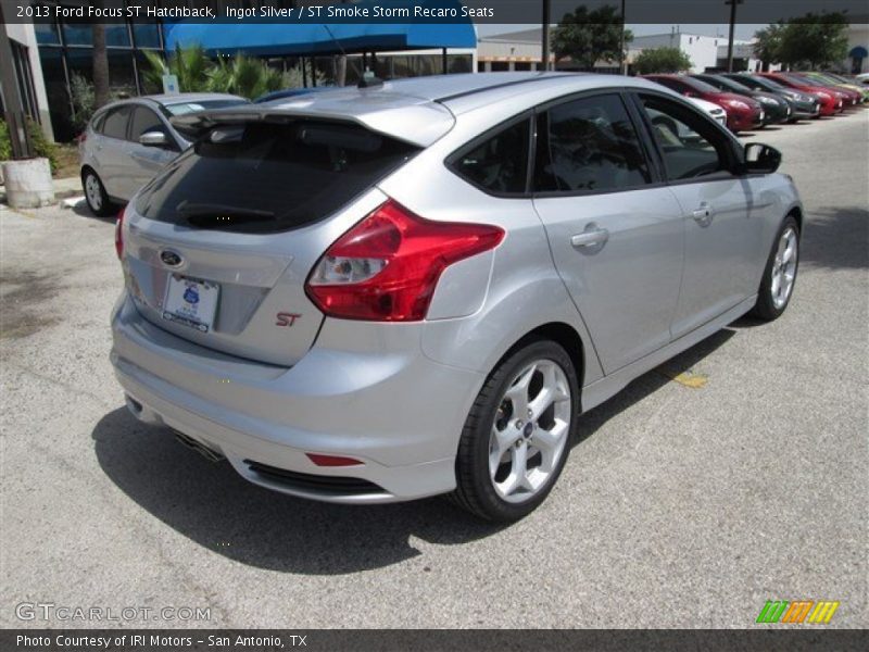 Ingot Silver / ST Smoke Storm Recaro Seats 2013 Ford Focus ST Hatchback