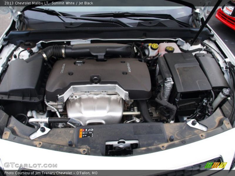 Summit White / Jet Black 2013 Chevrolet Malibu LT
