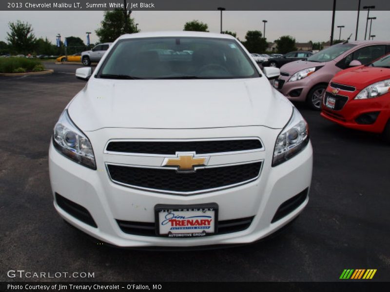 Summit White / Jet Black 2013 Chevrolet Malibu LT