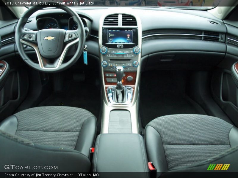 Summit White / Jet Black 2013 Chevrolet Malibu LT