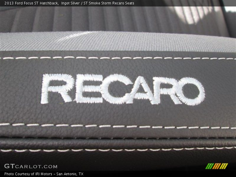 Ingot Silver / ST Smoke Storm Recaro Seats 2013 Ford Focus ST Hatchback