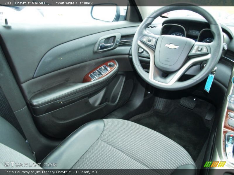 Summit White / Jet Black 2013 Chevrolet Malibu LT