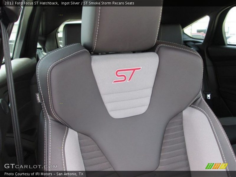 Ingot Silver / ST Smoke Storm Recaro Seats 2013 Ford Focus ST Hatchback
