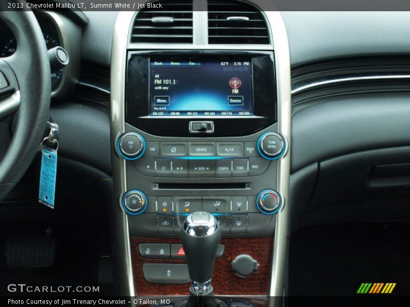 Summit White / Jet Black 2013 Chevrolet Malibu LT