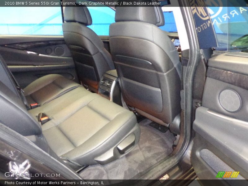 Dark Graphite Metallic / Black Dakota Leather 2010 BMW 5 Series 550i Gran Turismo