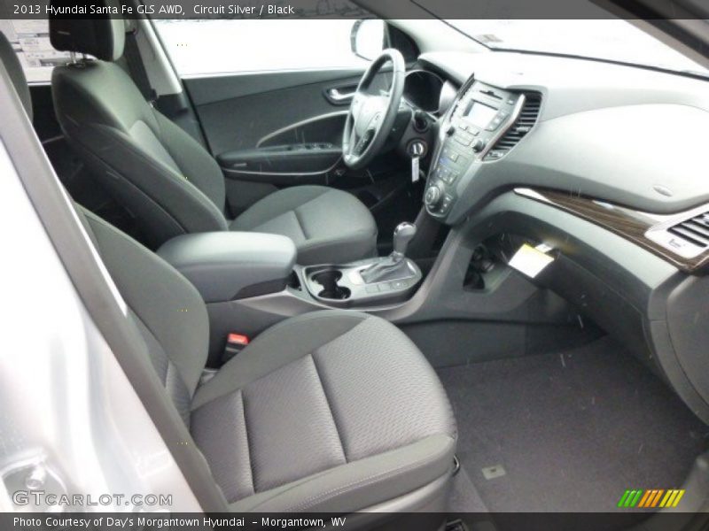  2013 Santa Fe GLS AWD Black Interior