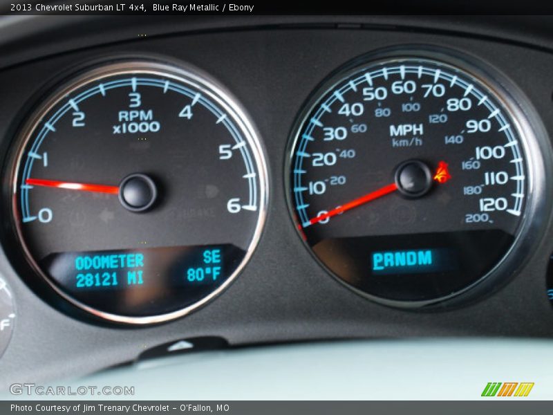 Blue Ray Metallic / Ebony 2013 Chevrolet Suburban LT 4x4