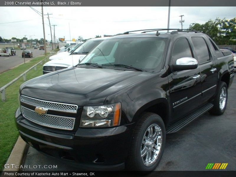 Black / Ebony 2008 Chevrolet Avalanche LS