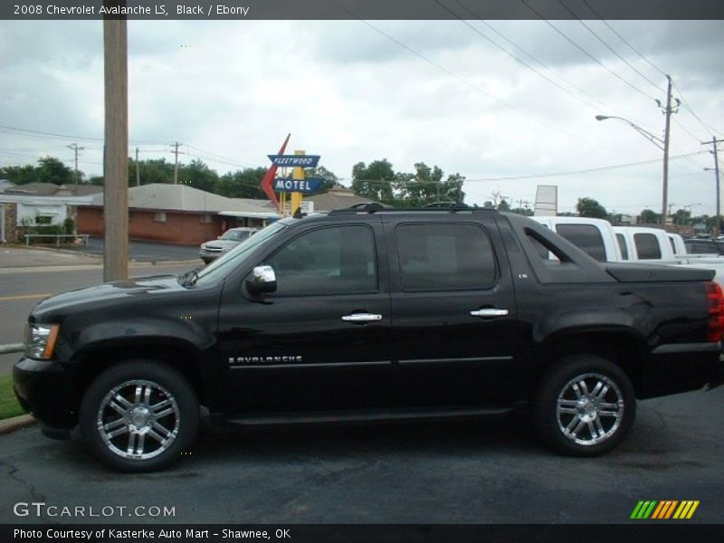 Black / Ebony 2008 Chevrolet Avalanche LS