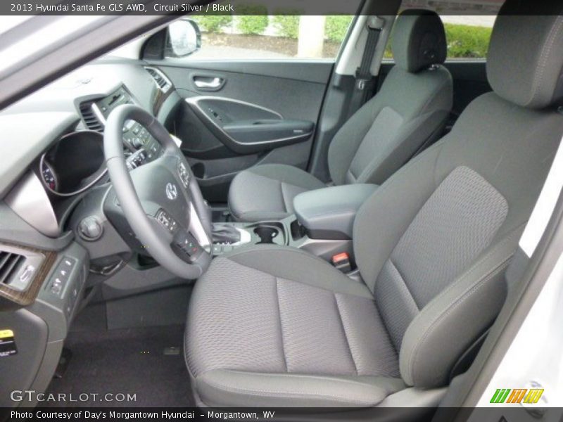 Front Seat of 2013 Santa Fe GLS AWD