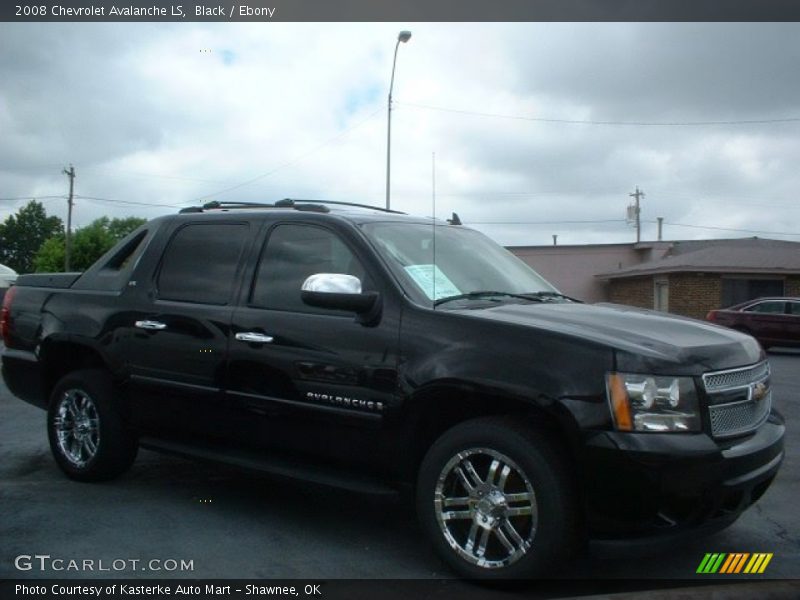 Black / Ebony 2008 Chevrolet Avalanche LS