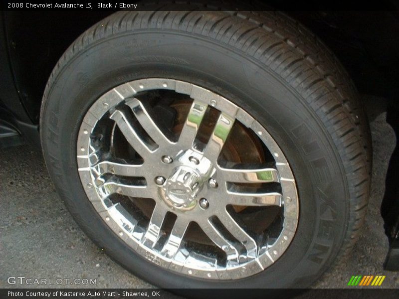 Black / Ebony 2008 Chevrolet Avalanche LS